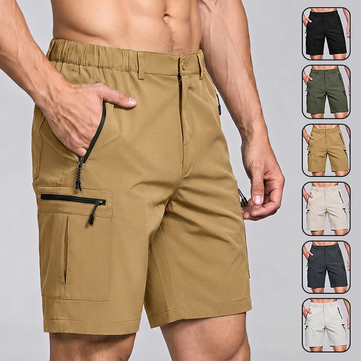 Quick-Dry Cargo Shorts — Men's Summer Utility Shorts